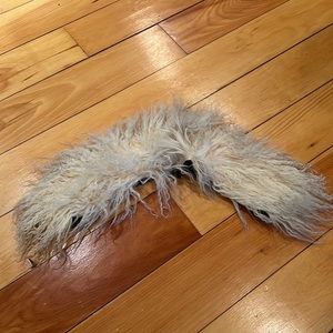 NATURAL MONGOLIAN TIBET FUR COLLAR
